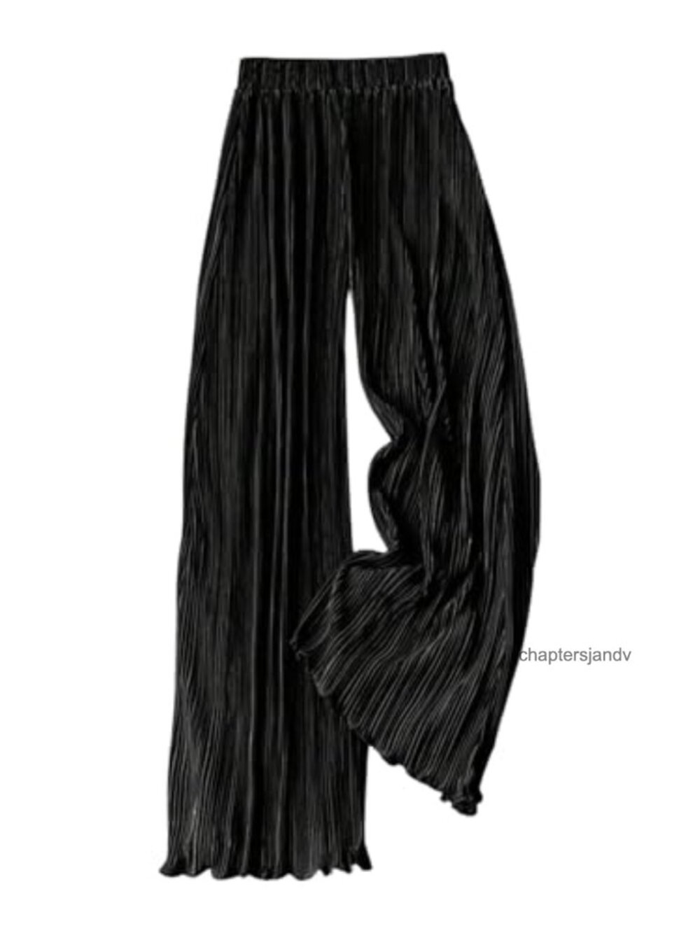 Silk Satin Pleated Palazzo Pants High Waist Wide Leg Flowy Dressy Trousers